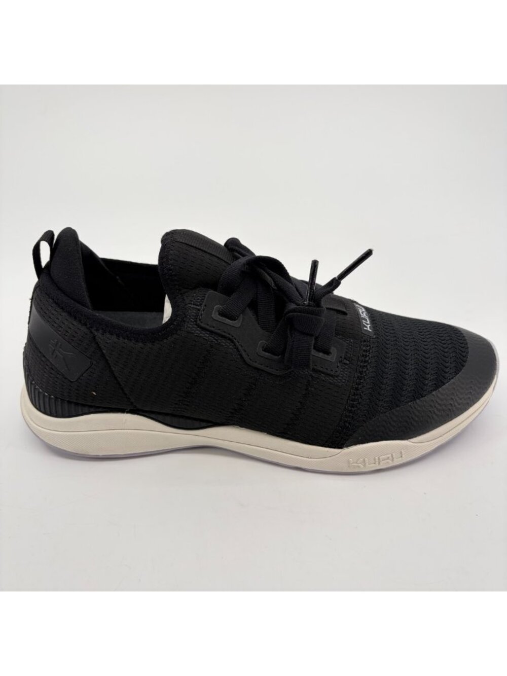 Kuru Stride Move Womens Size 9.5 Black White Athletic Running Shoes Sneakers